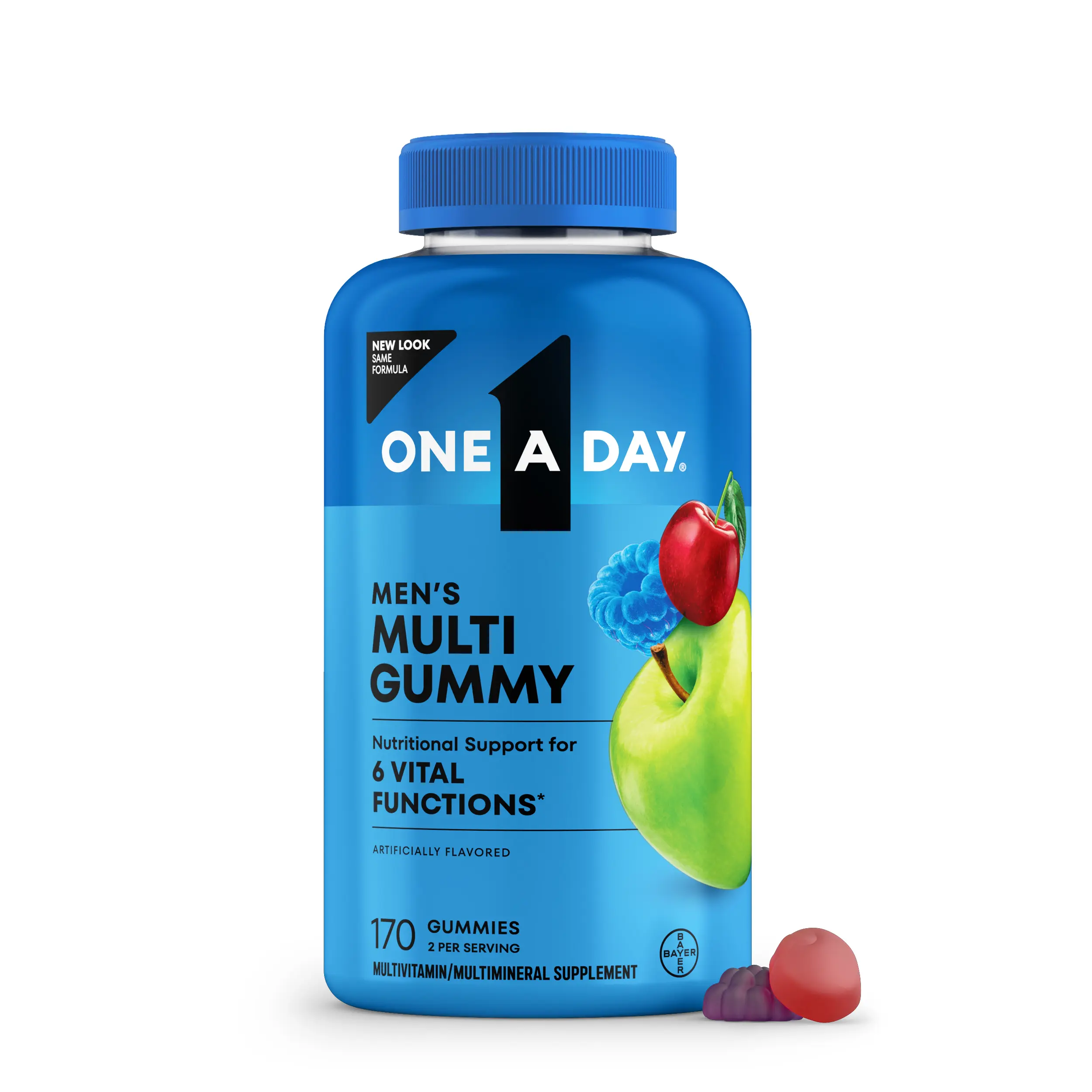 One A Day Men's Multivitamin Gummies Dietary Supplement 170ct
