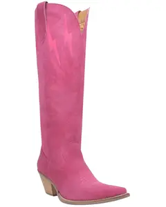 Dingo Women's Thunder Road Western Boot Snip Toe - Di597-Fuschia