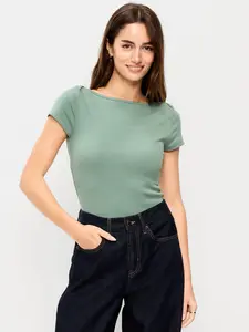 Old Navy Women's Snug Boatneck T-Shirt Old Navy Women's Snug Boatneck T-Shirt