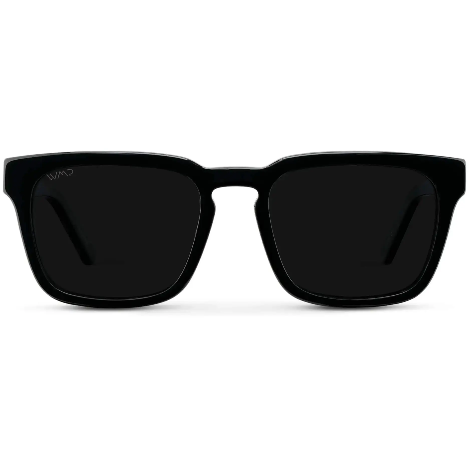 WMP Eyewear Maverick Men's Classic Square Sunglasses, Full Rim Acetate Frame with Polarized Shatter-Resistant Lenses, 100% UV Protection, Trendy Shades, Men's Sunglasses
