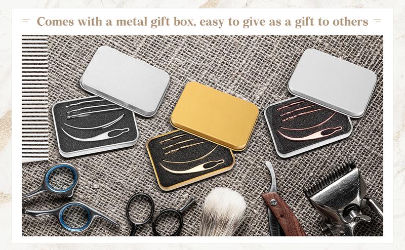 5 Pcs Dreadlock Interlocking Tool for Locs with Metal Box Sisterlock Retighten Tool for Dreadlocks Interlocks Crochet Braiding Hair Tightening Maintaining Extensions AccessorySilver