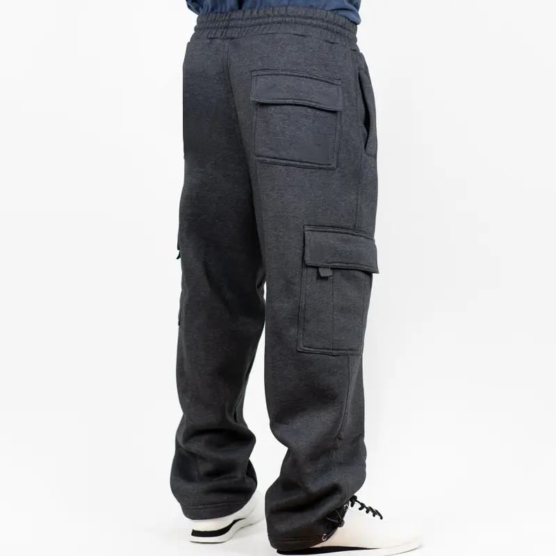 3-Pack Men’s Fleece-Lined Cargo Jogger Sweatpants (Sizes S-2XL)