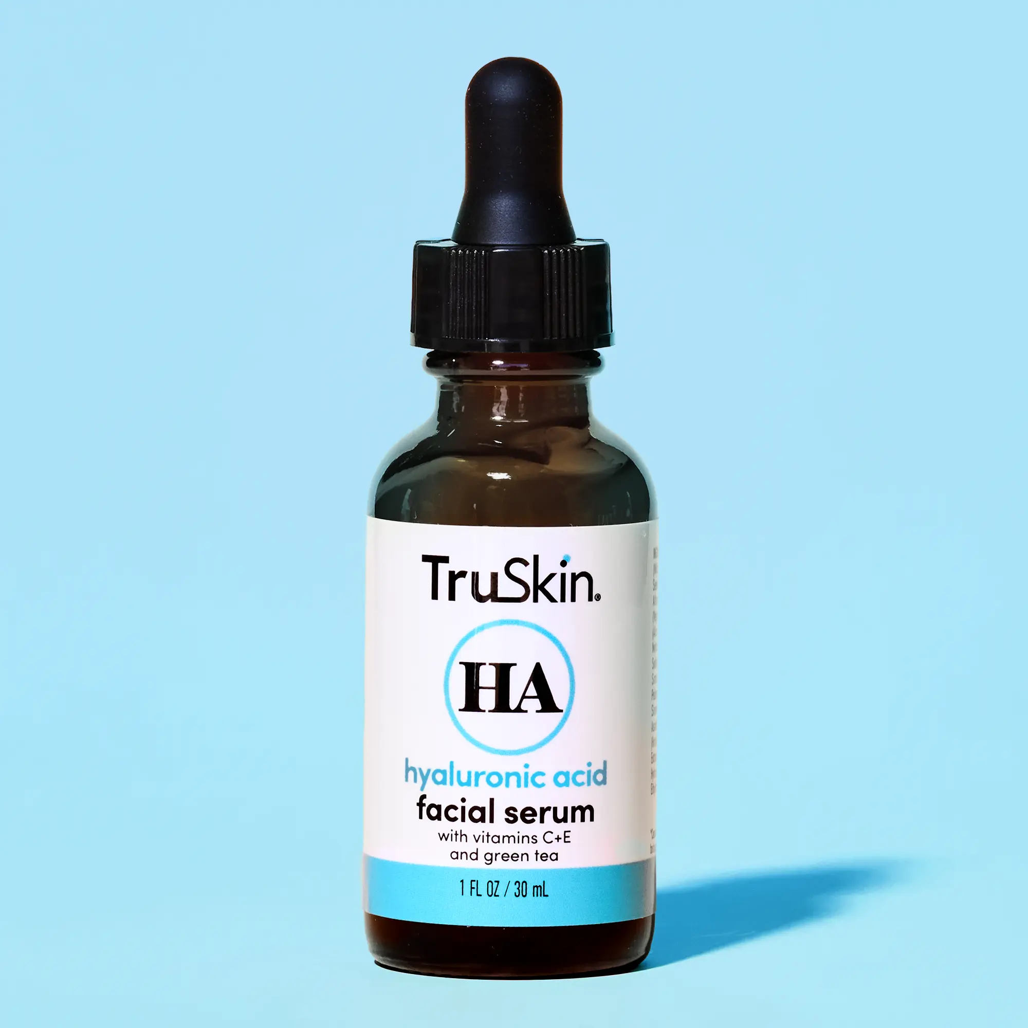 TruSkin Hyaluronic Acid Serum for Face - Hydrating Moisturizer with Vitamin C & Green Tea to Restore, Plump, & Firm Skin - Dermatologist Tested - Cruelty Free - Formula designed for moisturizing and ultra hydration.