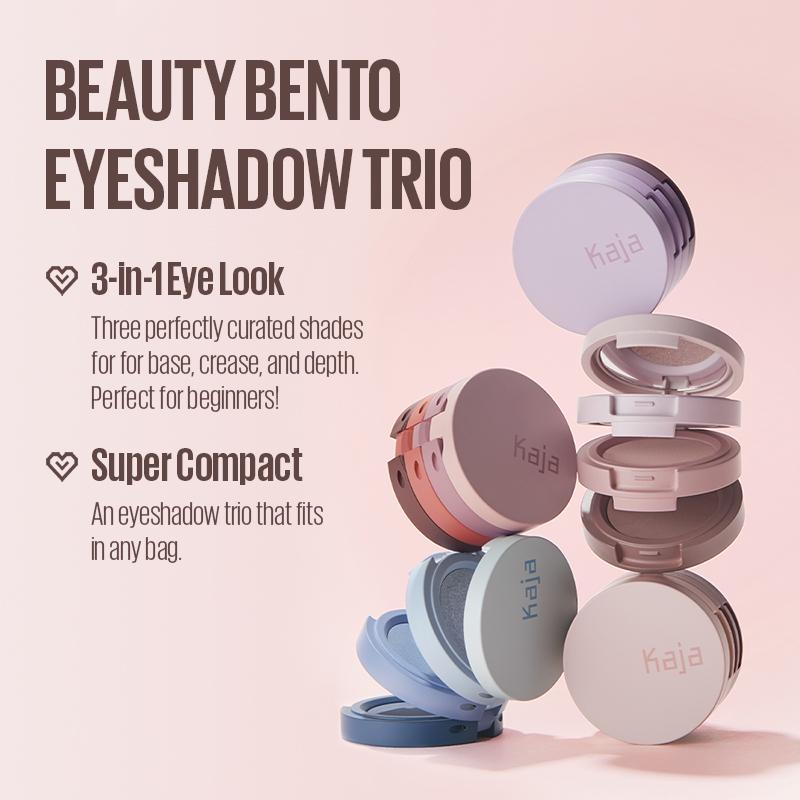 Kaja Korean Eyeshadow l Beauty Bento Duo Bundle (Chocolate Dahlia & Forest Night / Neutral Moment & Rose Macaron)
