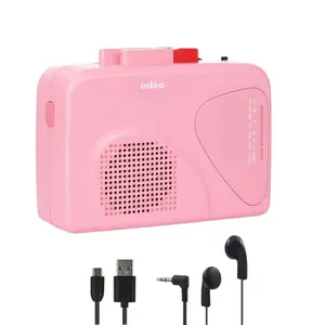 ODEO SOCASS010 PINK CASSETTE TAPE PLAYER,