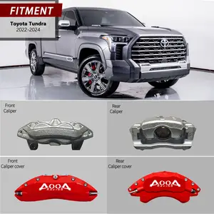 AOOA Racing Caliper Covers Aluminum Brake Caliper Covers Fit for Toyota Tundra 2007-2026（front and rear）