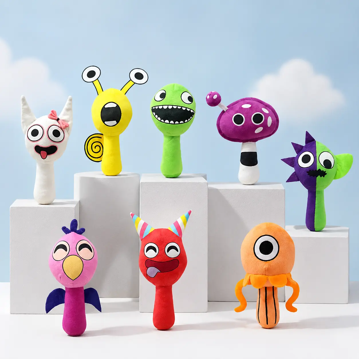 "Ugly-Cute" Monster Plush Toy — Creative, Whimsical, and Stress-Relieving — Handheld Companion with Goofy Expressions — Atmospheric Accent Piece, Desktop Buddy, and Home Decor