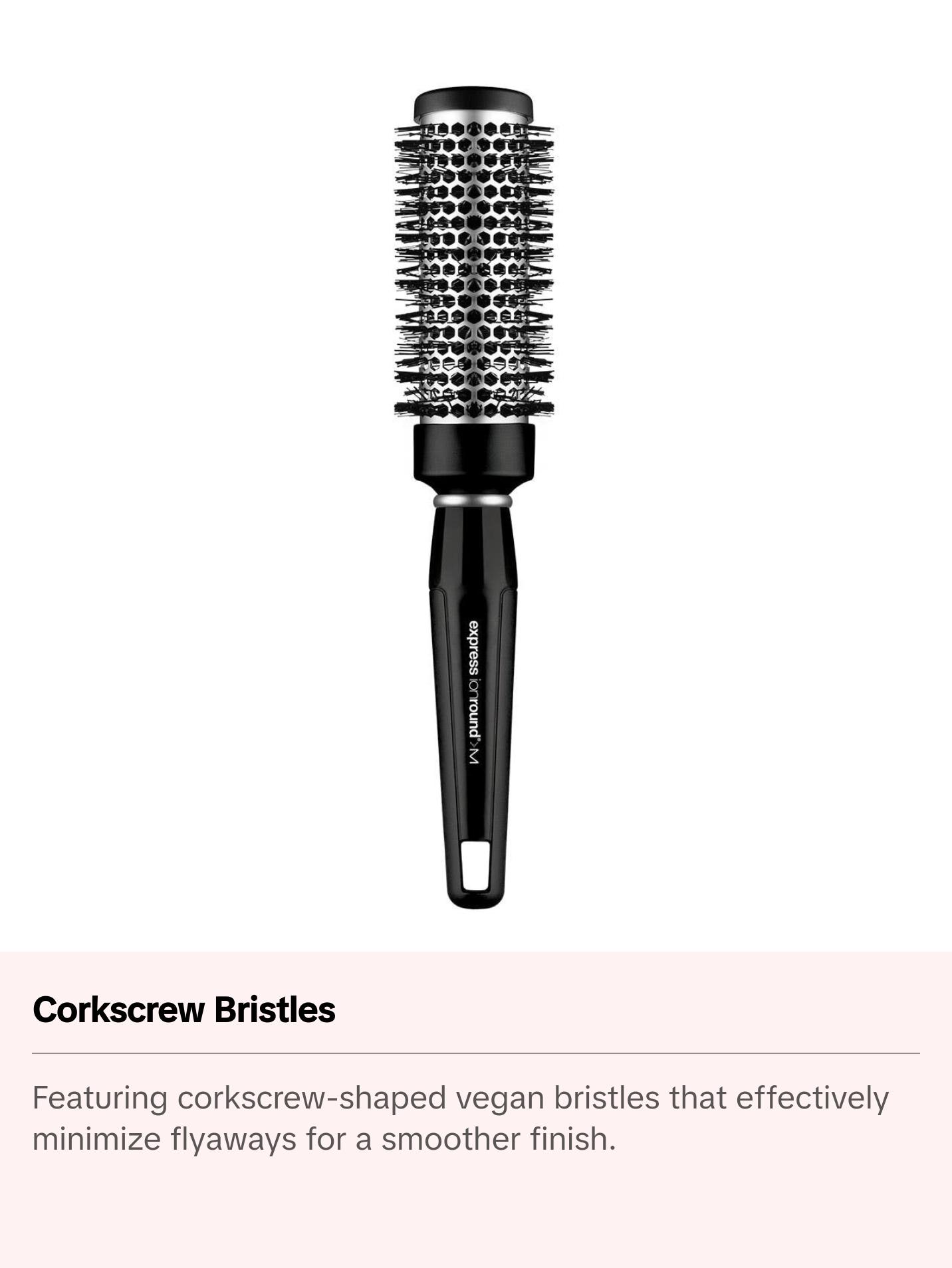 Paul Mitchell Express Ion Aluminum Round Brush XL - Vented Barrel for Sleek Frizz-Free Finish & Smooth Styling
