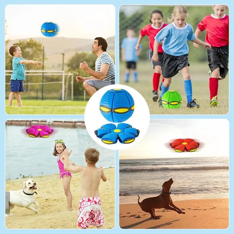 Magic Metaball Bouncing Ball| Interactive Flying Saucer Toy for Kids & Adults| Thickened Explosion-Proof Smooth Design| Indoor & Outdoor Fun