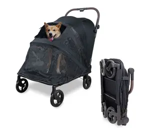 Wonderfold Medium Hudson Pet Stroller with FlatFold Technology