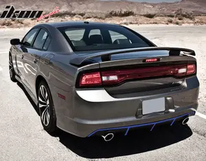 2012-2014 Dodge Charger OE Style Rear Diffuser + Reflective Tape