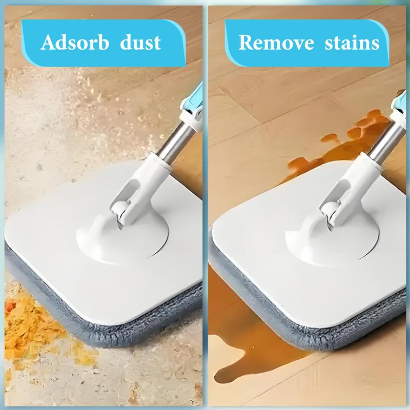 Bepatio 360° Spin Mop and Bucket Set with 2/4 Microfiber Refills , Square Spin Mop Head & Dual Compartment Mop Bucket , Wet And Dry Use, Perfect for Bedroom & Living room & Bathroom Bepatio 360° Spin Mop and Bucket Set with 2/4 Microfiber Refills , Square Spin Mop Head & Dual Compartment Mop Bucket , Wet And Dry Use, Perfect for Bedroom & Living room & Bathroom