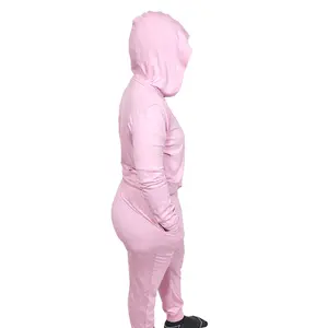 Twozie 2pc onesie ZipEclair Blush Pink LuxeZip set