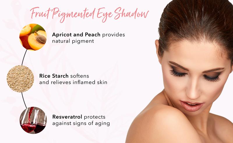 100% PURE Fruit Pigmented Eye Shadow Palette With Matte, Metallic, and Shimmer Shades