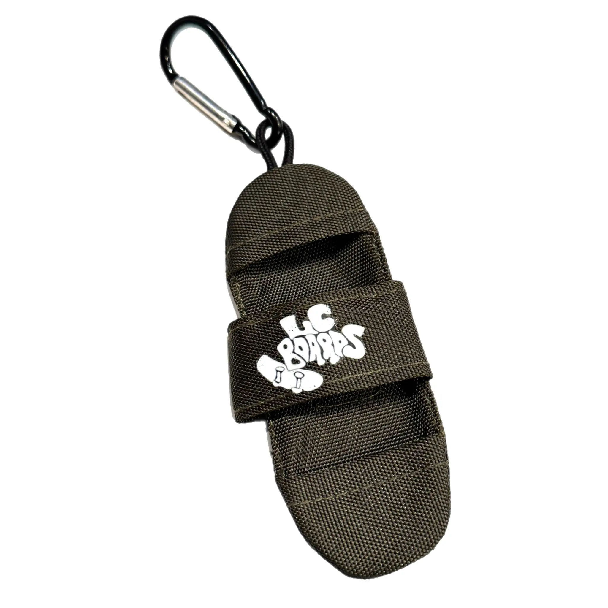 LC BOARDS FINGERBOARD STRAP BAG KEY CHAIN HOLDER GREEN