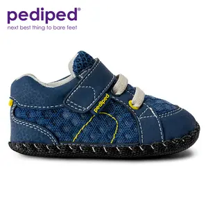 Pediped Dani - Originals/ Grip 'n' Go/ Flex Blue/Lime Comfortable & Durable Shoes for Growing Feet Secure Fit & Flexibility American Podiatric Medical Association Approved