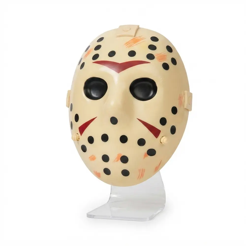 Horror Mask Night Light, Halloween Decorative Table Lamp with Warm LED Glow, Creepy Collectible Desk Decor, Horror-Themed Gift for Movie Fans, Halloween Party and Home Decoration