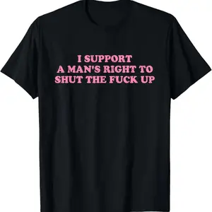 Unisex Cotton TShirt Expressing Support For A Man S Right To Remain Silent