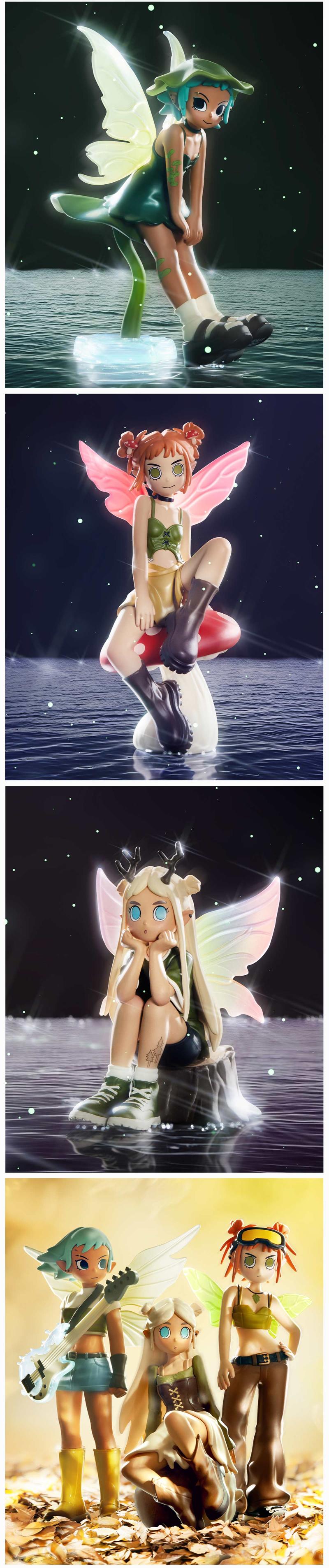 POP MART Peach Riot Punk Fairy Series Figures, Blind Box POP MART Peach Riot Punk Fairy Series Figures, Blind Box