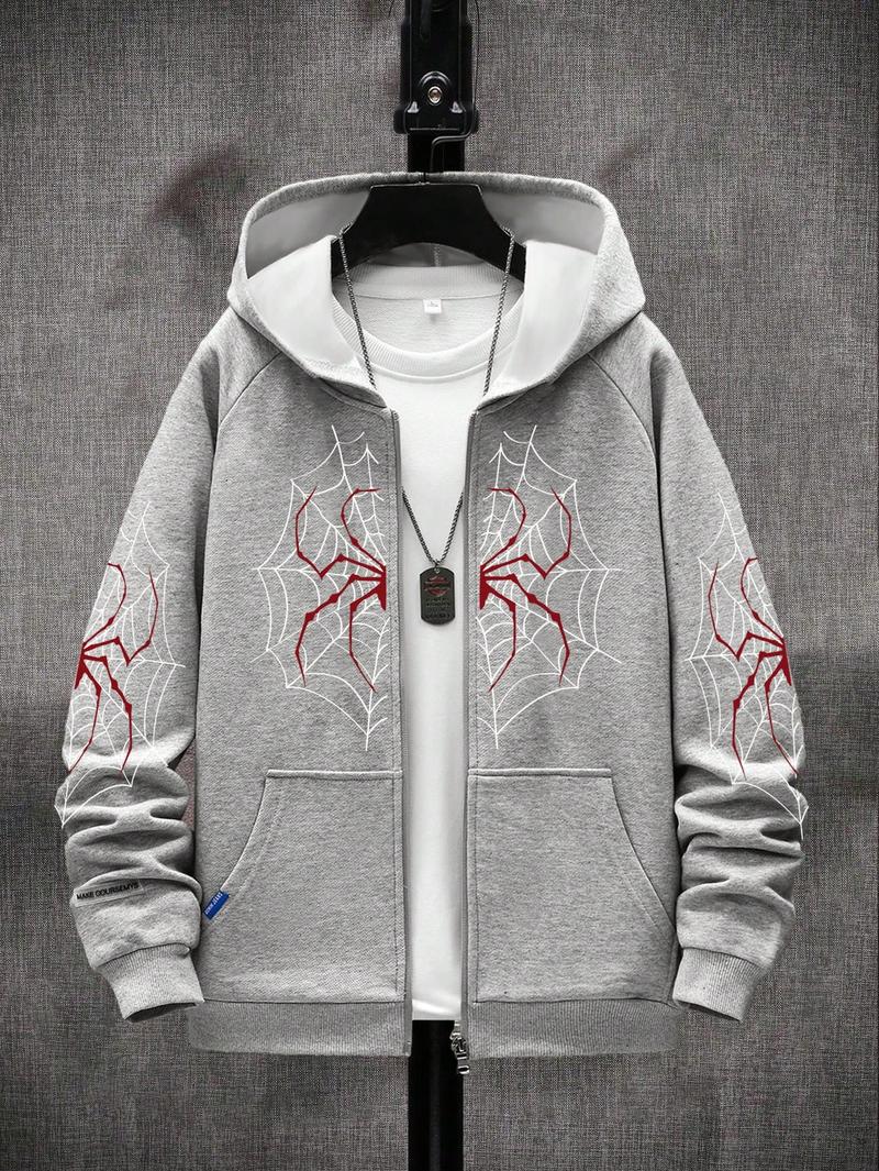 Boys' Hoodie Winter Fleece Printed Casual Outdoor Pocket Sports Pants for Kids Ages 8-16 Years Old