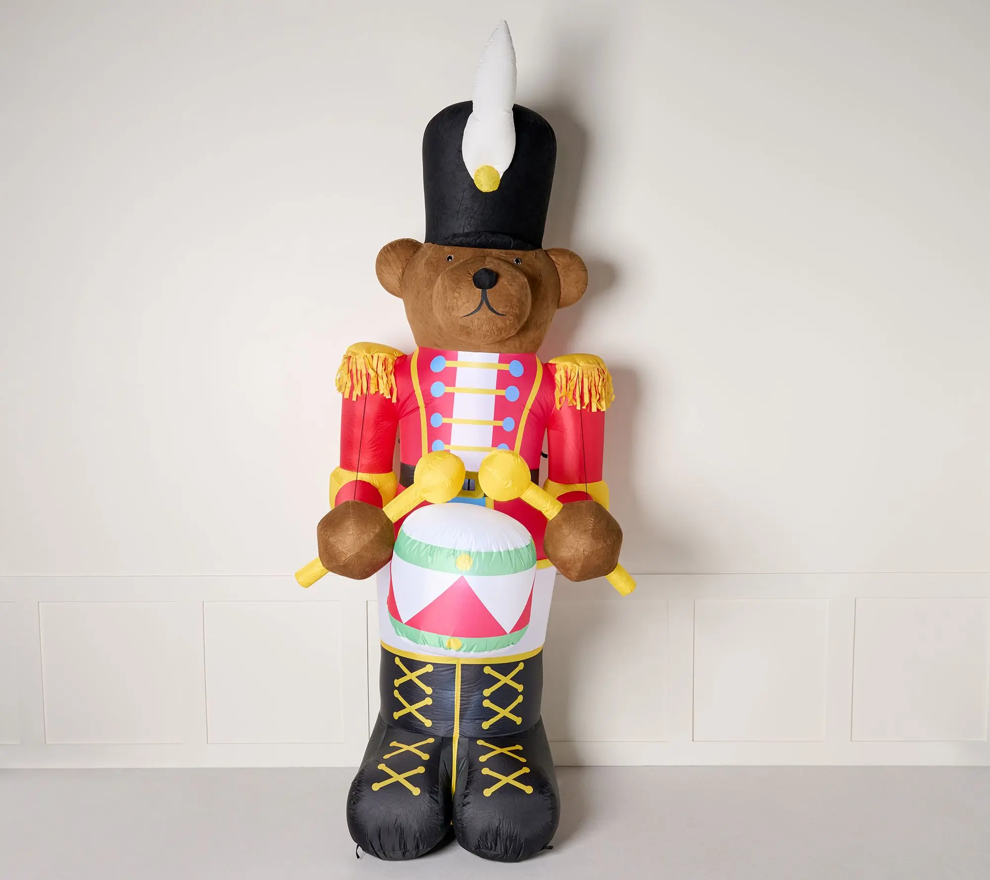 Kringle Express 12' Inflatable Teddy Bear Nutcracker