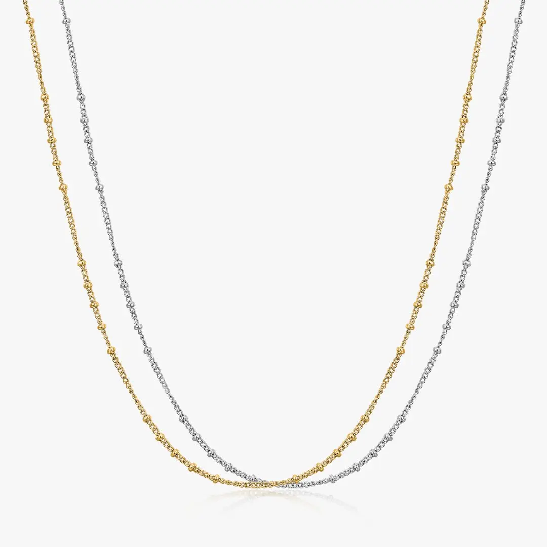 Thin Beaded Necklaces
