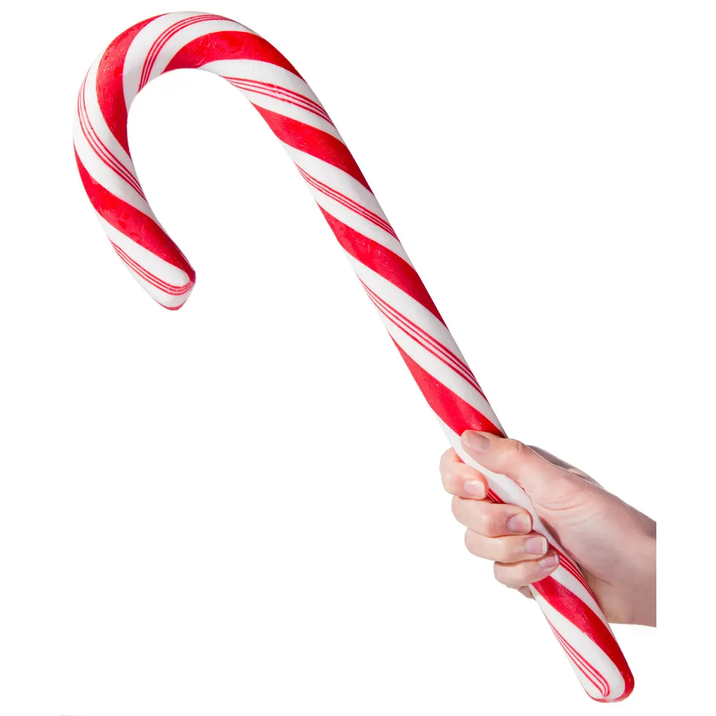 Giant Edible Candy Cane, Over 1 Pound of Peppermint Holiday Candy