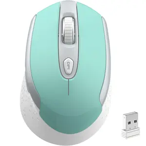 Computer Mouse Wireless, Cimetech 2.4G Ergonomic Optical Mouse, Computer Mouse for Laptop, PC, Computer, Chromebook, Notebook, Auto-sleep Mode, USB Receiver, 6 Buttons, 3 Adjustment DPI USB Mouse