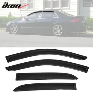 Window Visors Guard for Honda Accord 4Door 2003-2007 Acrylic 4PC Tape On
