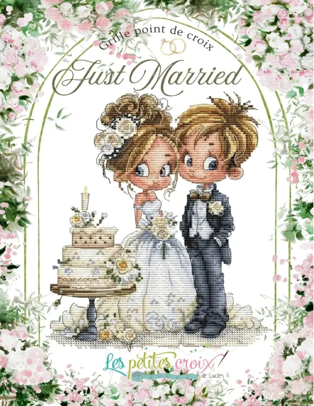 Just Married - PDF Cross Stitch Pattern