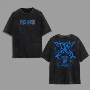 Twice Mineral Wash Tee World Tour US Shirt - Limited Edition Fashion Essential Cotton Fit