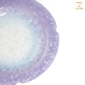 Crystal Glaze Gradient Purple Series | Teacups · Gaiwan · Teapot ·Tea Plate| Handmade Porcelain | Eastern Elegance | Collectible