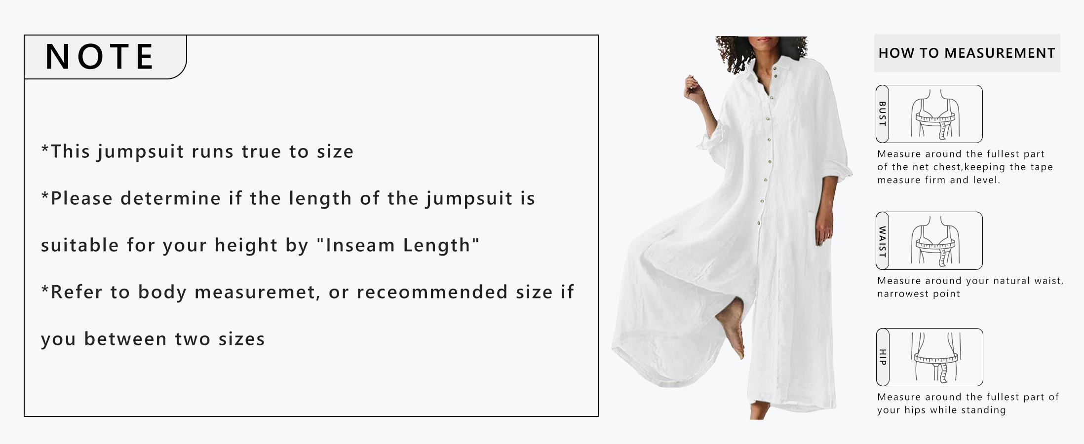 UTCOCO Women's Linen Button Down Long Sleeve Wide Leg Jumpsuit Beach Palazzo Pants One Piece Jumpsuit Minimalist Lightweight Breathable Spring Outfit SpringStatements