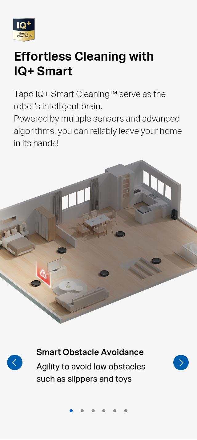 Tapo RV20 Max Plus Ultra-Slim Robot Vacuum and Mop with 5300Pa Suction, MagSLIM LiDAR Navigation, Auto-Empty Dock, 97% Dust Pickup, Alexa & Google Home Compatible - Deep Cleaning Machine Deep Cleaning Machine Automatic Wireless