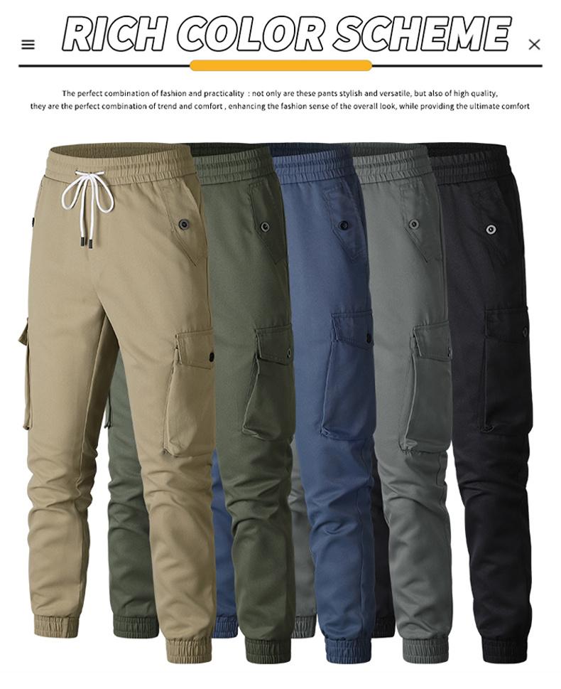 Men's Heavyweight Pants Compatible with Leggings - Workwear Trousers, Multi-Pocket Outdoor Pants with Belt Loop Closure and No Zipper, Suitable for Winter (Solid Color) - Machine Washable Men's Heavyweight Pants Compatible with Leggings - Workwear Trousers, Multi-Pocket Outdoor Pants with Belt Loop Closure and No Zipper, Suitable for Winter (Solid Color) - Machine Washable