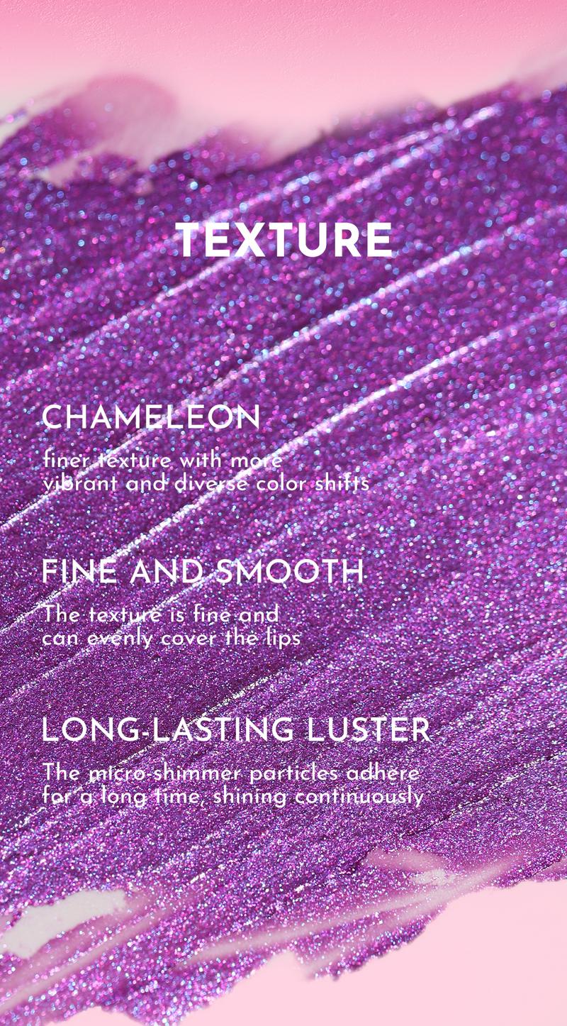 YOUNG VISION Chameleon 6-color Fine Sparkle Lipstick, Multi-purpose Facial Embossed Silk Screen Pearlescent Lipstick and Eyeshadow YOUNG VISION Chameleon 6-color Fine Sparkle Lipstick, Multi-purpose Facial Embossed Silk Screen Pearlescent Lipstick and Eyeshadow