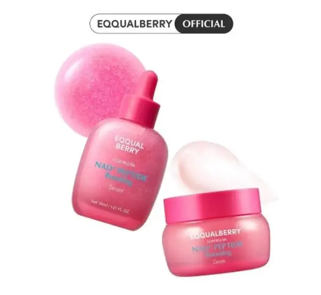 EQQUALBERRY NAD+ Longevity Ritual: Peptide Boosting Serum & Cream Duo | Advanced Anti-Aging & Cellular Skin Repair | Firming & Lifting for Face, Neck & Body