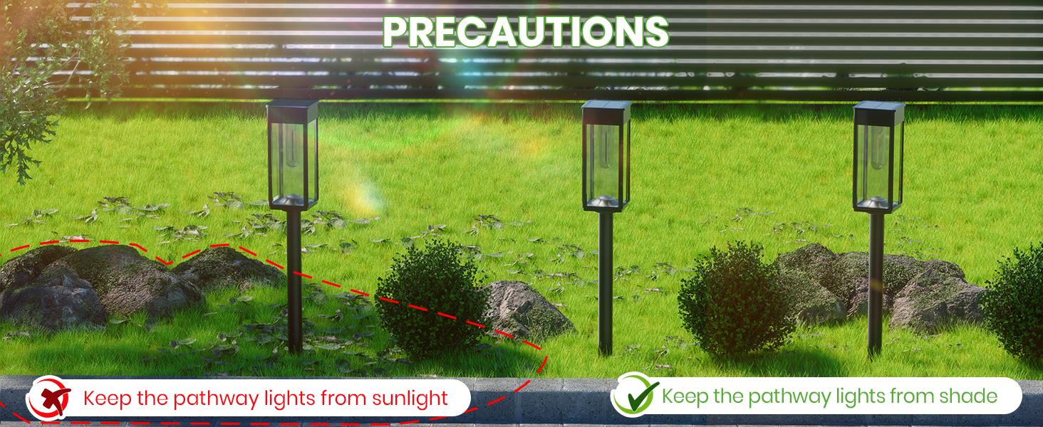 Elegant Solar Pathway Lights Modern Luxury | Auto On/Off & Waterproof | For Garden, Yard & Driveway,solar outdoor lights,Solar Floor Lamps Outdoor Lights,Decorative,Rechargeablecor Backyard Light