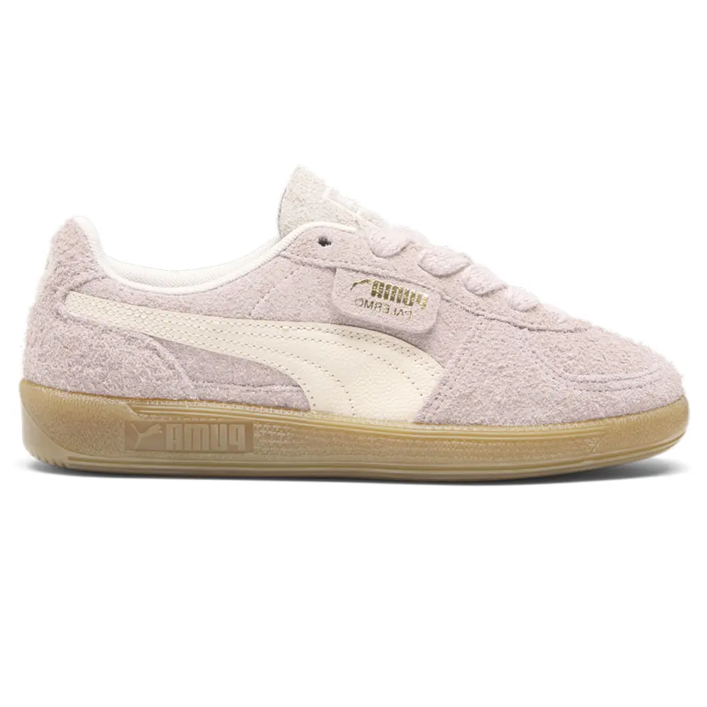 PUMA Womens Palermo Hairy Lace Up Sneakers Shoes Casual - Pink