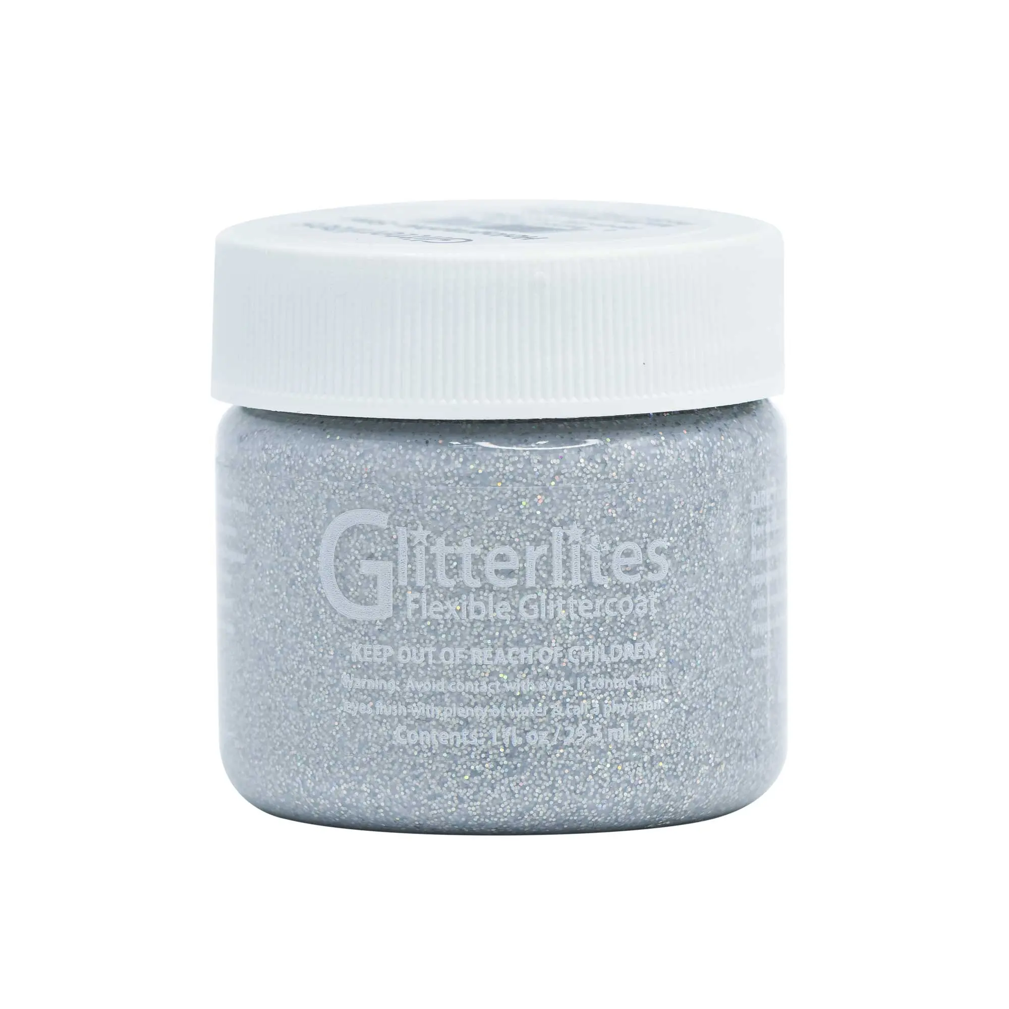 Angelus Glitterlites Paint -  Holographic Star, Flexible Glitter Paint, Will Not Crack Or Flake Off