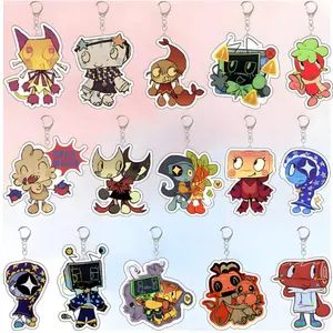 Dandys World Keychain -  Kawai Dandy Characters Gigi Razzle Dazzle Goob Brightney Keychain