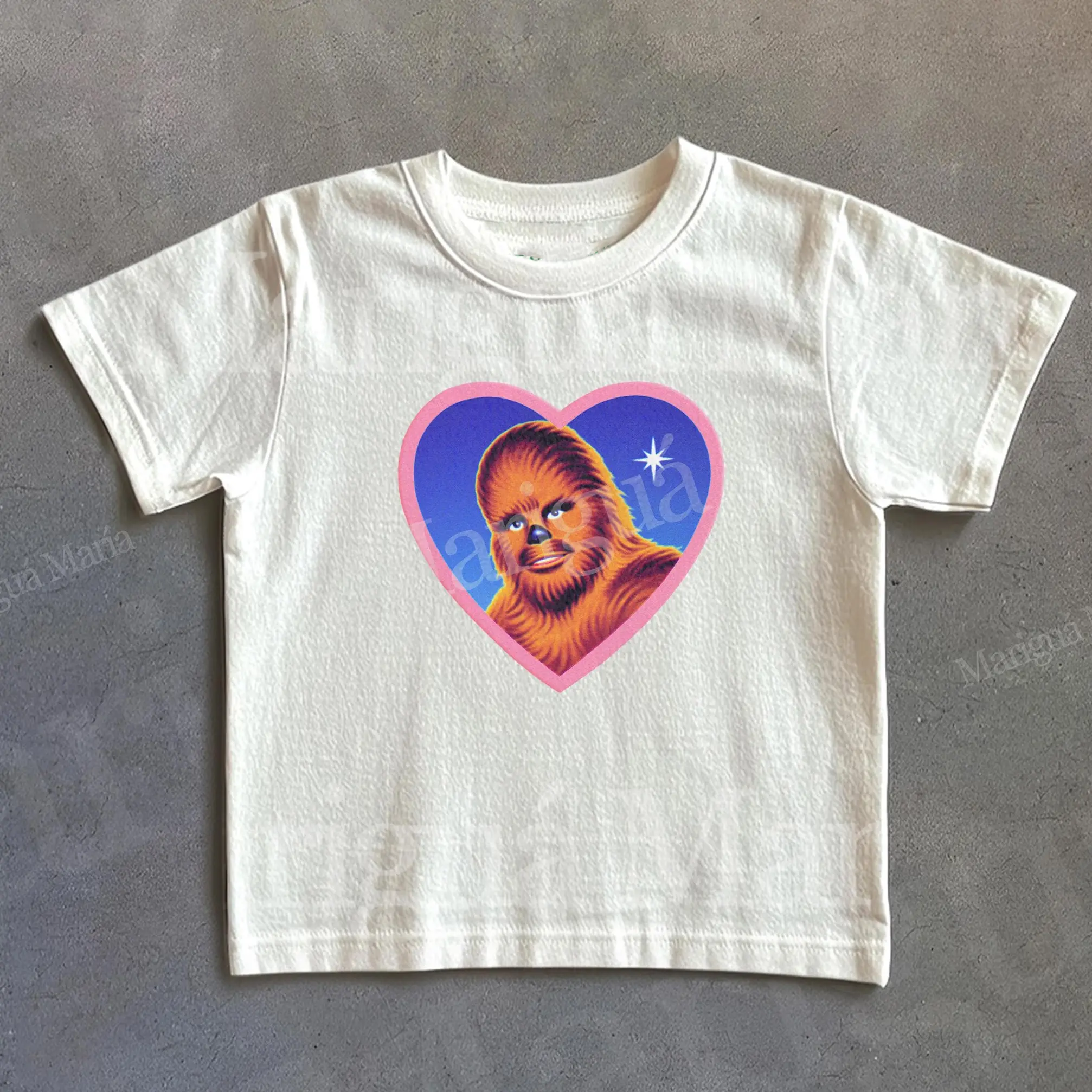 Retro Chewbacca Unisex Graphic Tee, 90s Cute Movie Youth Shirt for Kids, Retro Chewbacca Movie Women's Baby Tees, Gift for Her
