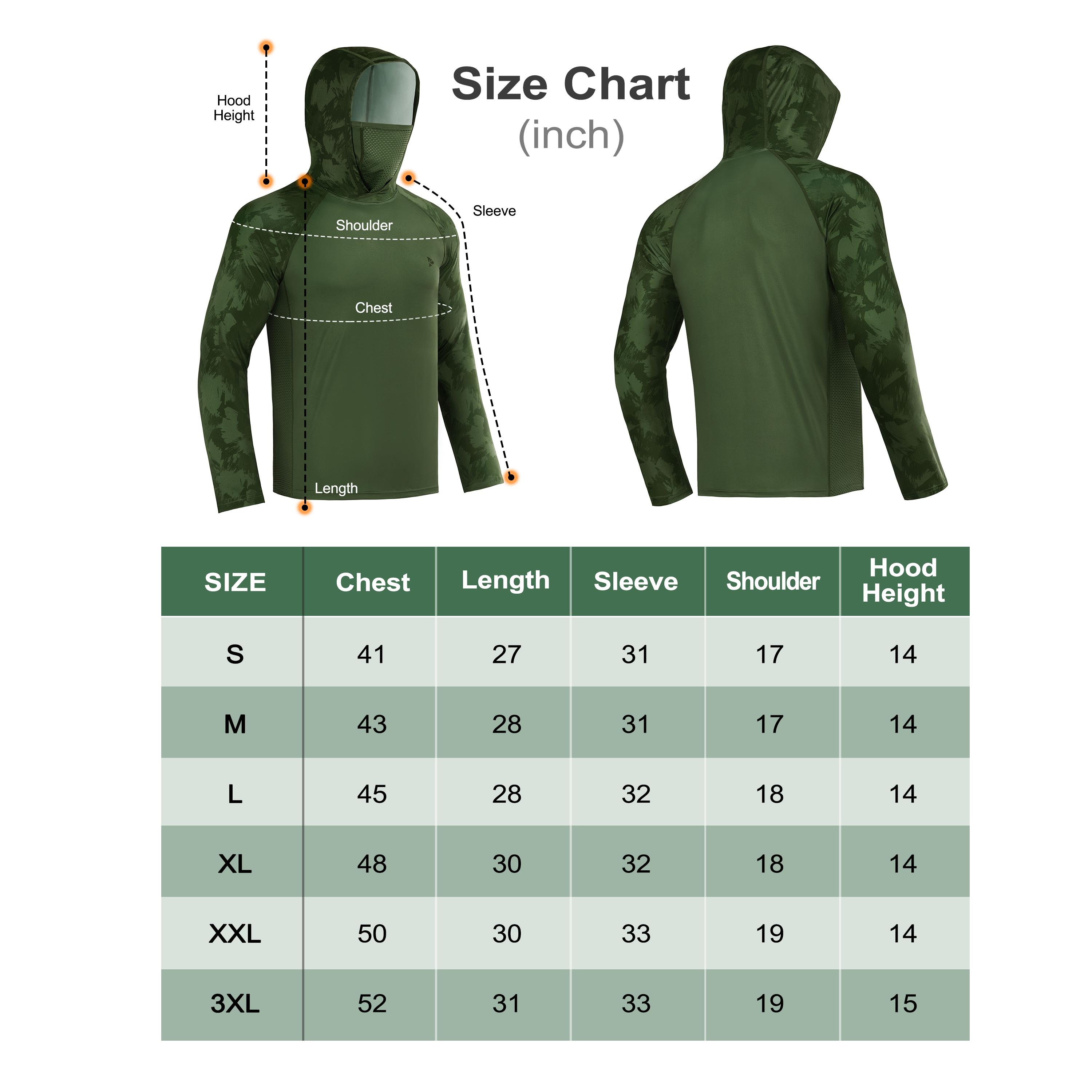 【RODEEL】915 Sun Hoodie Shirts w/ Mask Neck Gaiter Men UPF 50+ UV Protection Long Sleeve Lightweight Quick Dry Moisture Wicking Breathable Cooling Athletic Activewear for Outdoor Sport Fishing Boating Hiking Cycling Roofing Construction Tree Service