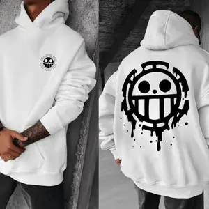 One Piece Print 2 sides Hoodie, Top 1 Anime of All Time, Japanese Anime 90s Graphic Hoodie, Gift For Anime Lovers