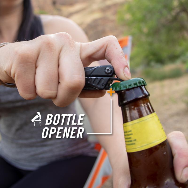 Gerber Gear Dime 12-in-1 Mini EDC Multitool - Needle Nose Pliers, Pocket Knife, Keychain, Bottle Opener - Gifts for Men, EDC Gear and Equipment