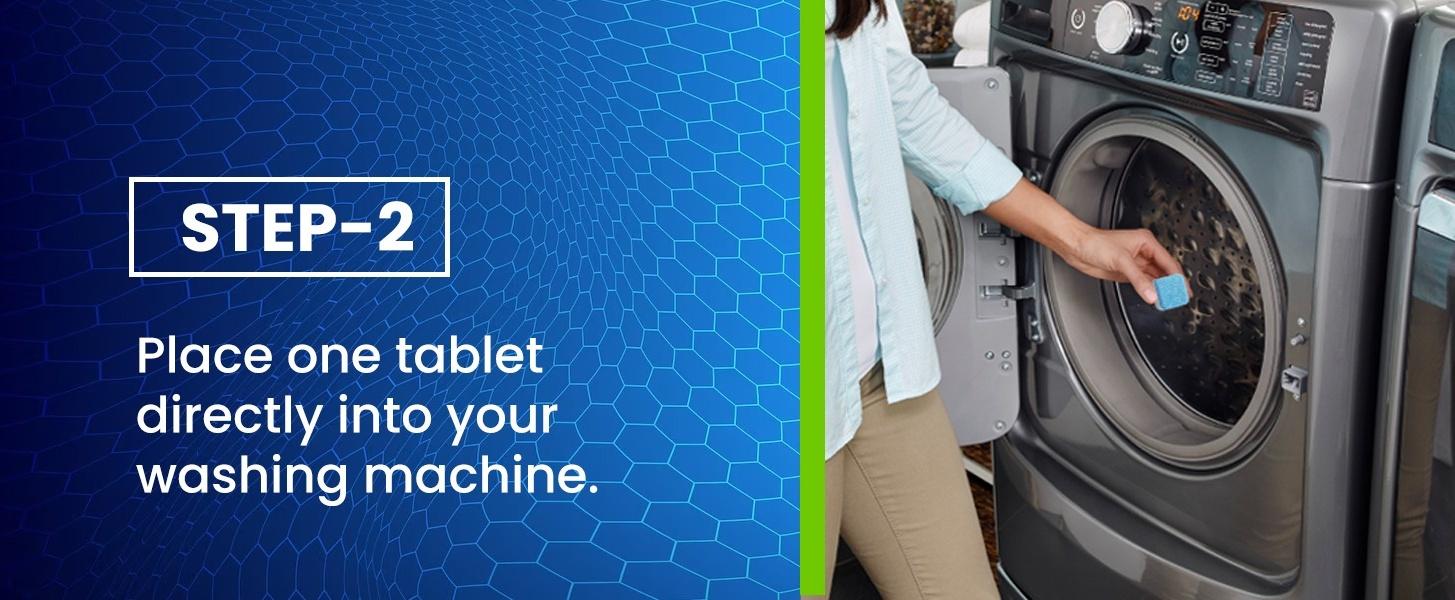 True Fresh Washing Machine Cleaner Tablets, 15 Solid Deep Cleaning Tablets, Cleans All Washers Machines Including HE Front Loader Top Loader True Fresh Washing Machine Cleaner Tablets, 15 Solid Deep Cleaning Tablets, Cleans All Washers Machines Including HE Front Loader Top Loader