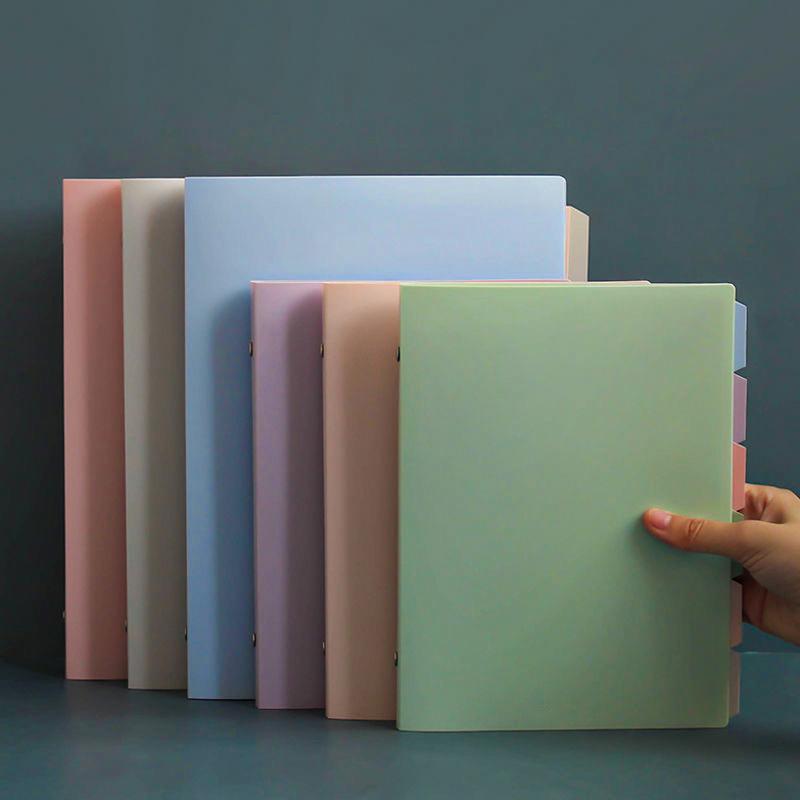 B5 Detachable Journal Notebook A5 Soft Pastel Color with Pastel Index Divider, 26 & 20 Holes, Removable Binder, Waterproof Cover & 20 Sheets Paper B5 Detachable Journal Notebook A5 Soft Pastel Color with Pastel Index Divider, 26 & 20 Holes, Removable Binder, Waterproof Cover & 20 Sheets Paper