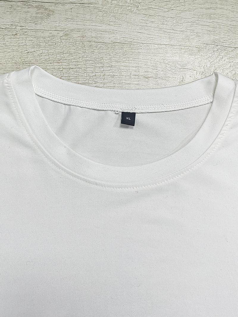 A new autumn and spring color-blocked business style men's casual printed long-sleeved T-shirt top. Round Neck Menswear t shirts for men trendy t-shirts