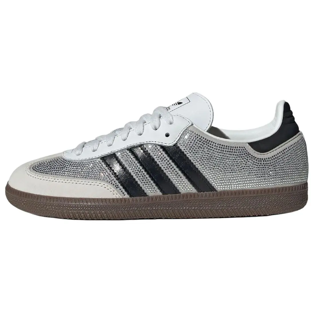 adidas Wmns Samba OG 'Crystal White Rhinestones', Shoes, Sneakers Casual, Casual Round Toe, Casual Lightweight Shoes