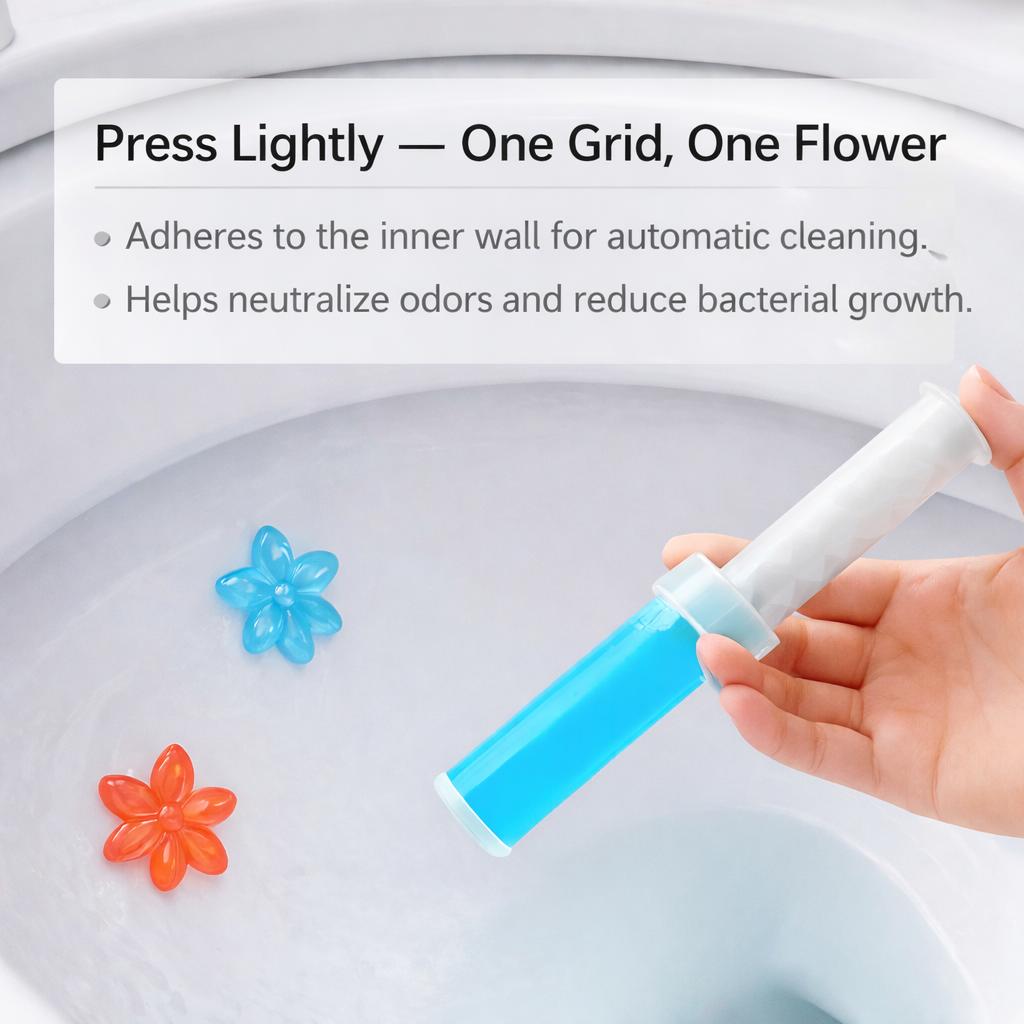 WC FRESHON Toilet Gel Stamp 3 Pack 42 Uses 6 Long Lasting Scents Orange Lavender Ocean Lemon Rose Gardenia Deodorizing Disinfecting Bathroom Cleaner